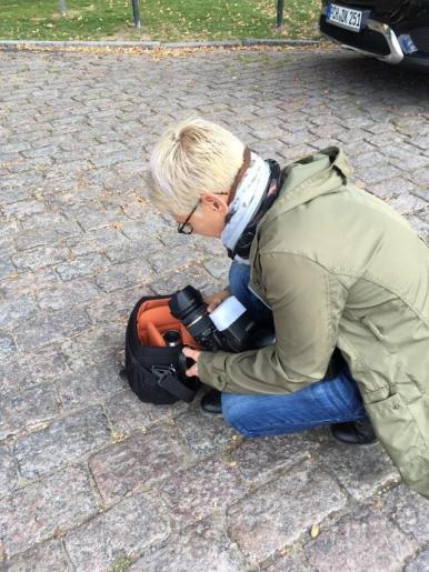 ein Objektivwechsel bleibt nicht aus - ganz fix im Hintergrund erledigt 